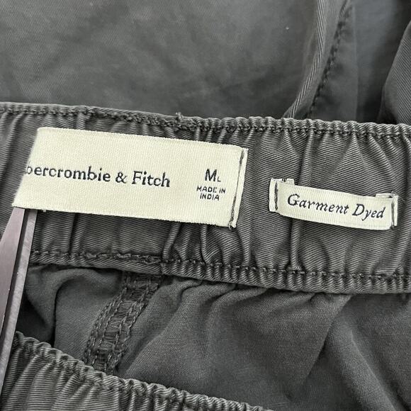 Abercrombie & Fitch Womens Wide Leg Zip Ankle Cargo Pants Size M LONG Grunge Y2K - Picture 6 of 9